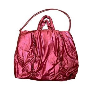 Anthropologie 2 Foot Large Carry It All Travel Tote Nylon Scrunch Bag NEW